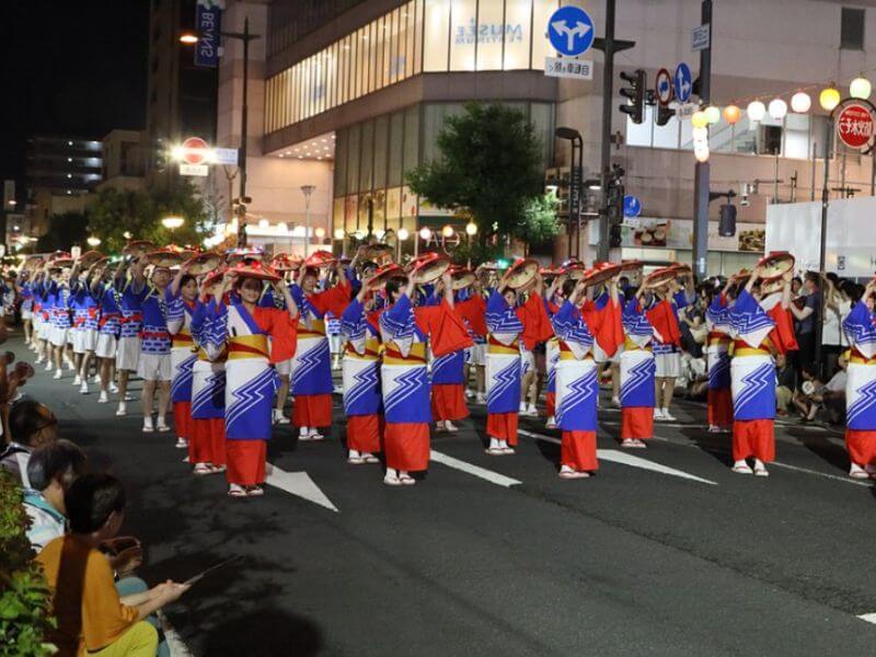 參加山形花笠祭