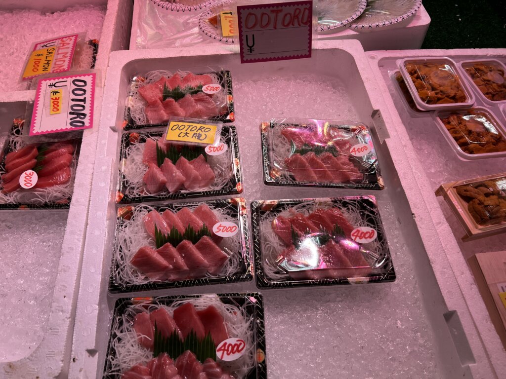 大腹（OOTORO）的生魚片