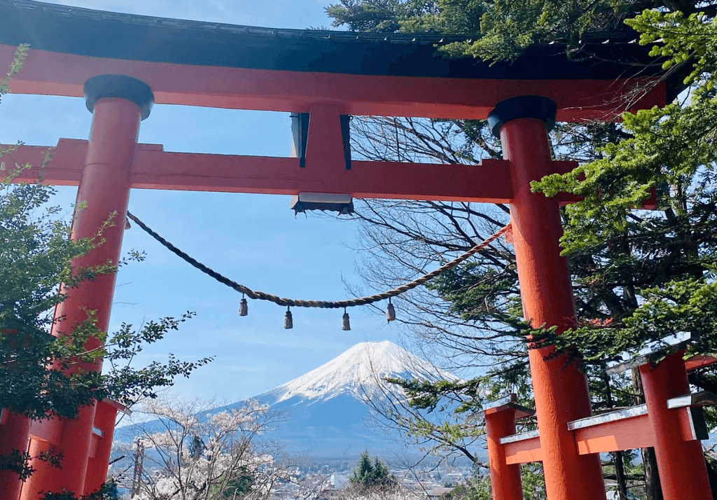 新倉山淺間公園富士山