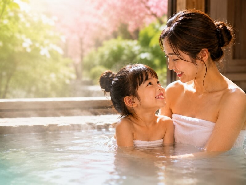 帶小孩泡日本溫泉