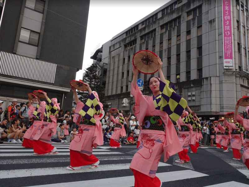 東北山形花笠祭