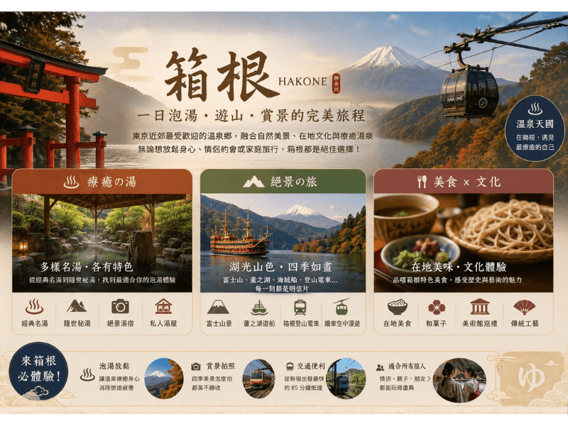 箱根 4 大溫泉推薦