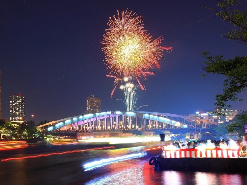 天神祭奉納花火
