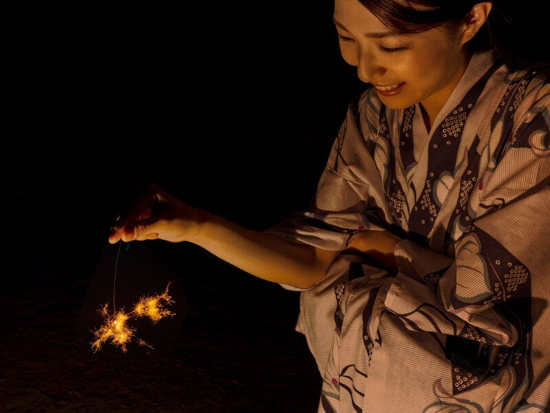 日本花火大會浴衣
